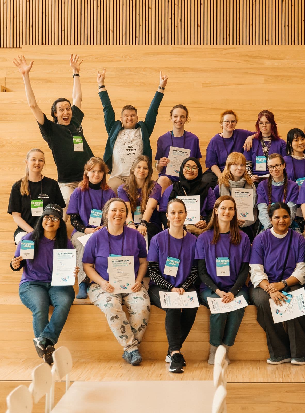 Aurora Math ry / EO STEM Jam volunteer team